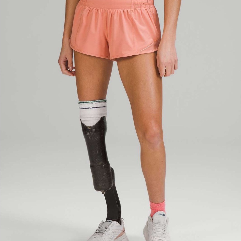 lululemon athletica Pink Athletic Shorts Lightweight Moisture-Wicking